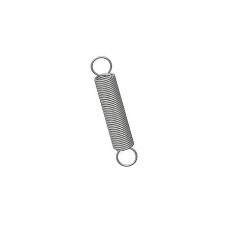 Extension Spring, O= .500, L= 2.75, W= .045